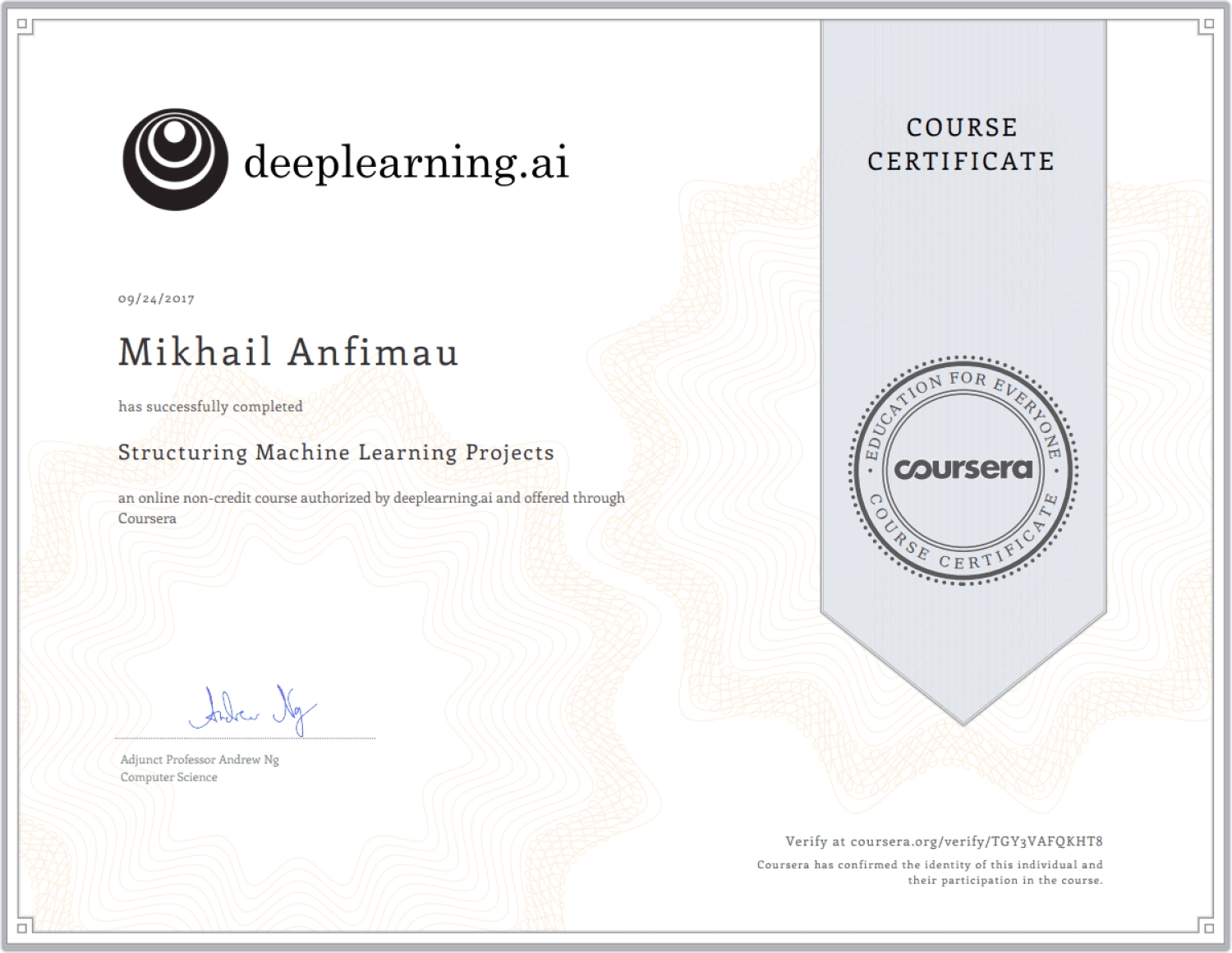 Structuring Machine Learning Projects